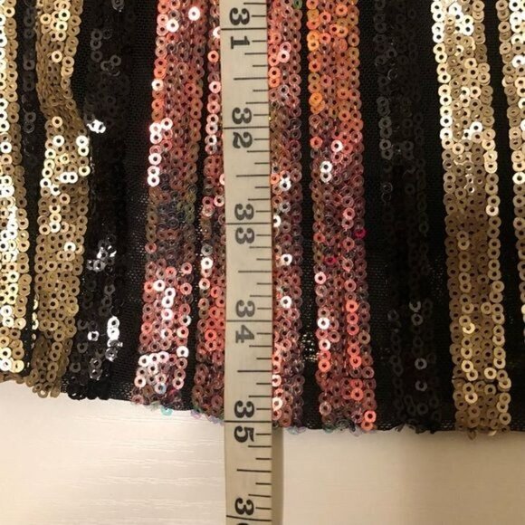 Sequin Fully Lined Sleeve Corset Dress - Picture 13 of 15